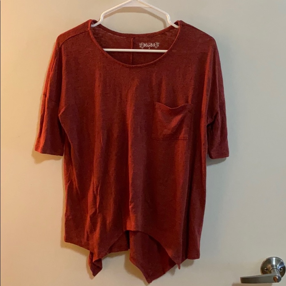 Burnt Auburn half sleeve shirt